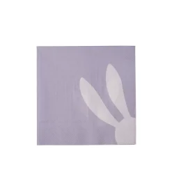 Bunny Paquete De 20 Servilletas Morado