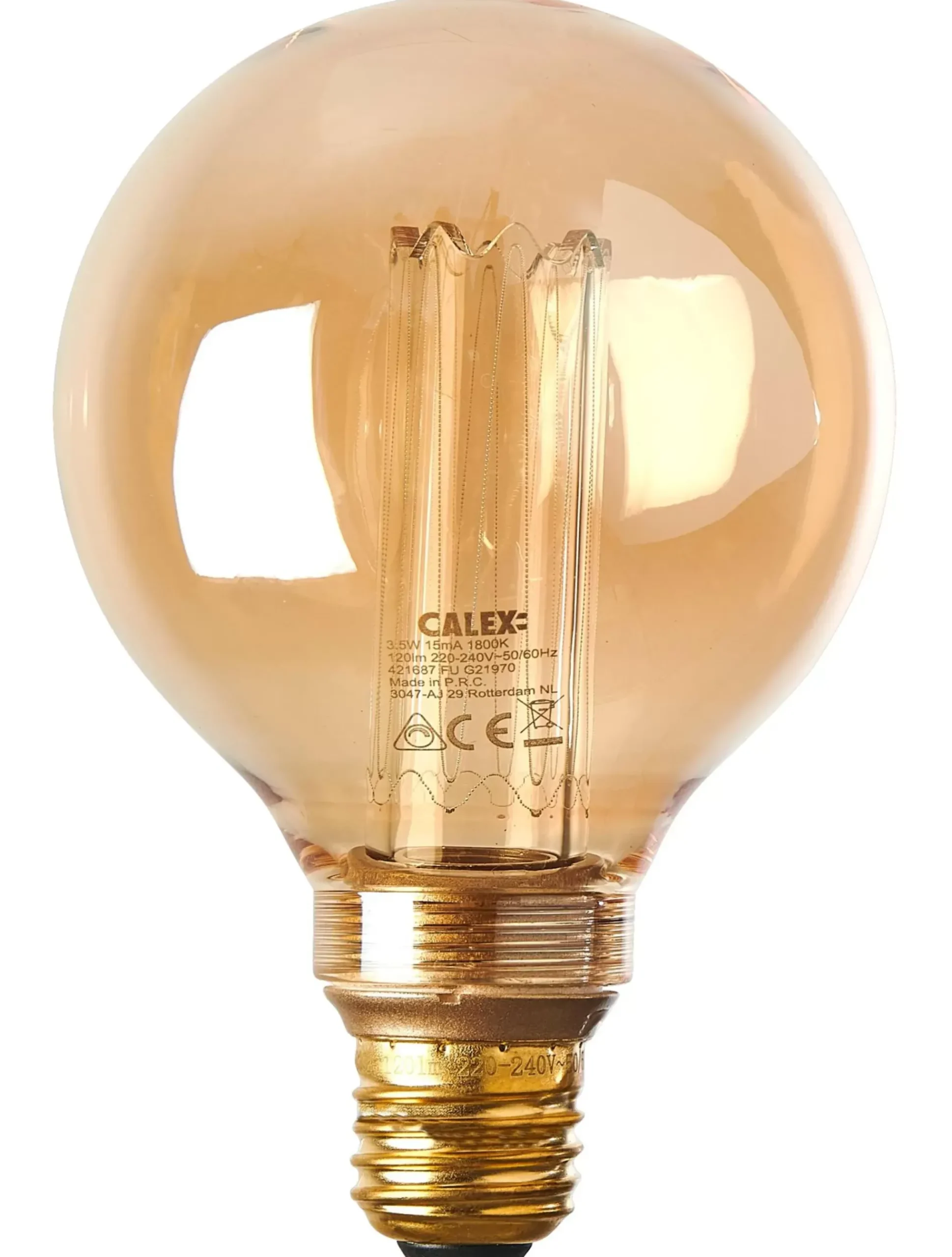 Calex Bombilla Globo Led E27 1800K
