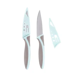 Casa Kitchen Cuchillo Pelador Juego De 2 Gris, Azul