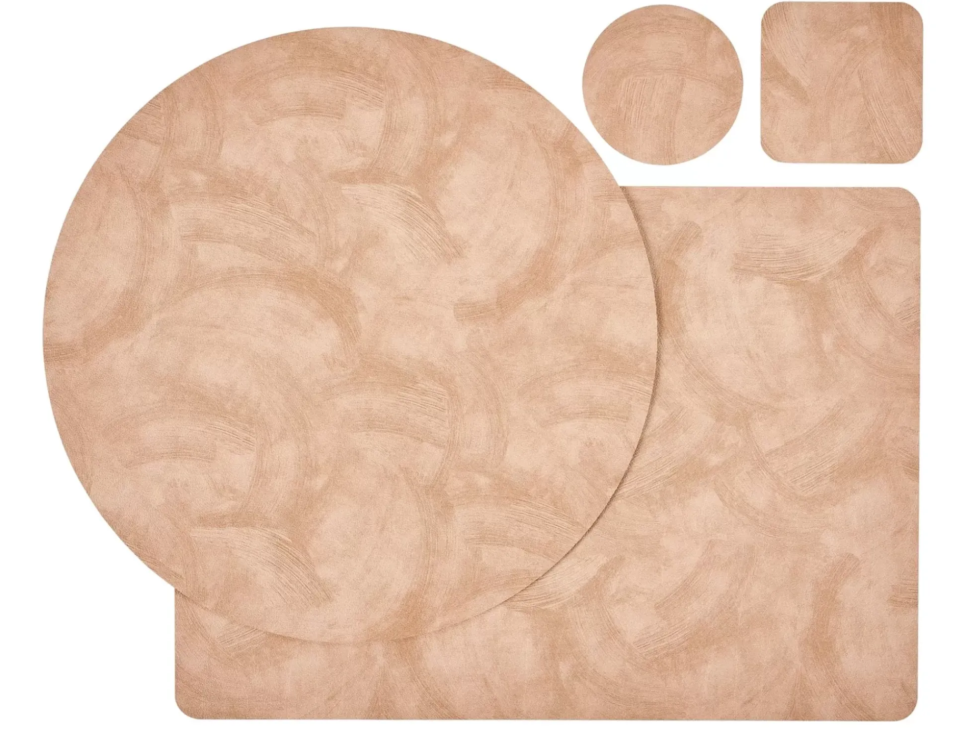 Chalk Mantel Individual Marron Claro