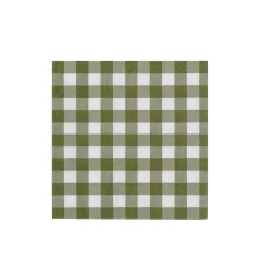 Check Green Paquete De 20 Servilletas Verde