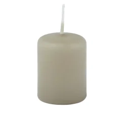 Cilindro Vela Cilindrica Gris
