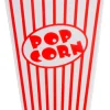 Cinema Vaso De Palomitas Juego De 8 Blanco, Rojo