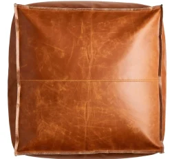 Cognac Puf Marron