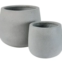 Como Macetero Gris