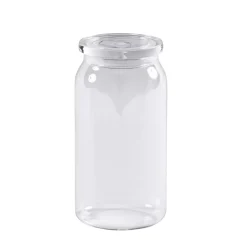 Crystal Tarro De Cocina Con Tapa Transparente