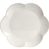 Dahlia Flower Plato Blanco