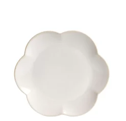 Dahlia Flower Plato Blanco