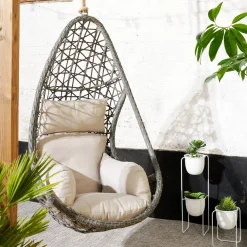Drop Silla Colgante Gris