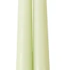 Duo Velas Largas Juego De 2 Verde