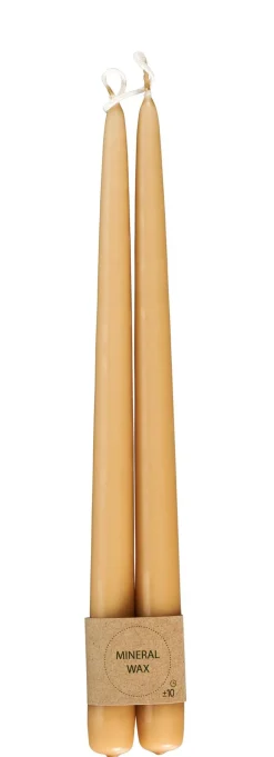 Duo Velas Largas Juego De 2 Marron