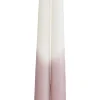 Duo Velas Largas Juego De 2 Crema, Multicolor