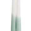 Duo Velas Largas Juego De 2 Crema, Menta, Multicolor