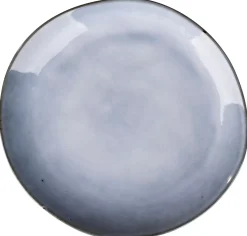 Earth Ice Plato De Postre Azul Claro