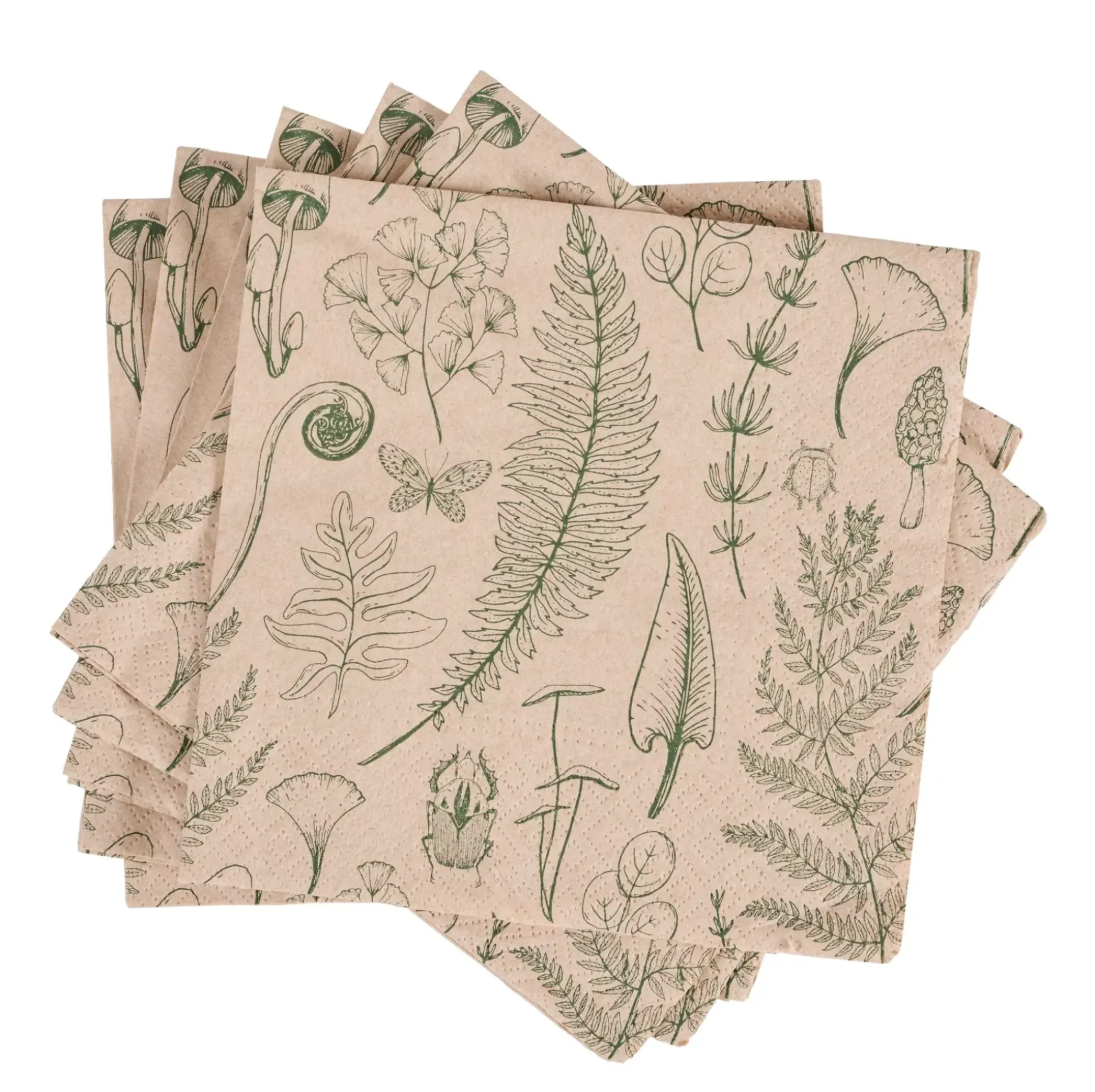 Eco Nature Paquete De 20 Servilletas Multicolor