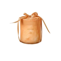 Escape Black Oudh Vela Perfumada En Vaso Blanco, Color Rosa Viejo