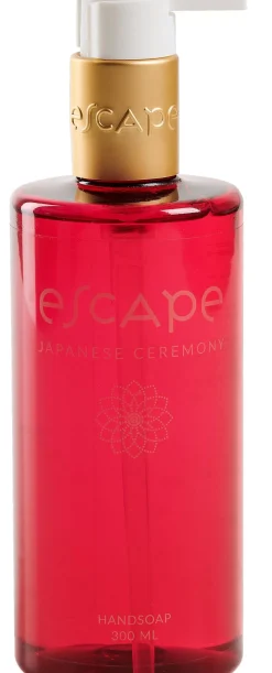 Escape Japanese Ceremony Jabon De Mano En Dispensador Rojo
