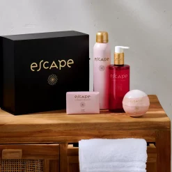 Escape Japanese Ceremony Espuma De Ducha En Botella Rosa Rojo