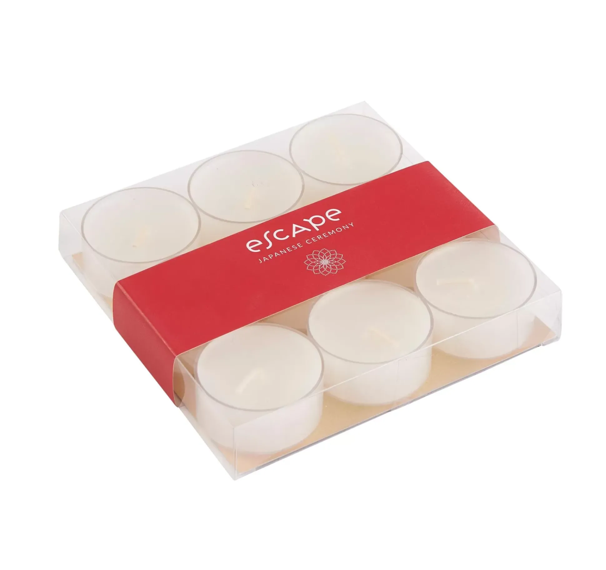 Escape Japanese Ceremony Velas Perfumadas Juego De 9 Rojo