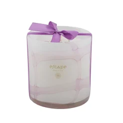 Escape Purple Iris Vela Perfumada Xl En Vaso Morado Claro