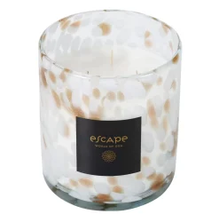 Escape World Of Goa Vela Perfumada Blanco, Dorado, Multicolor