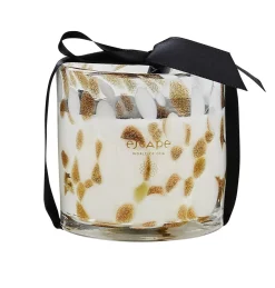 Escape World Of Goa Vela Perfumada En Vaso Blanco, Dorado, Multicolor