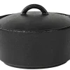 Fero Cazuela Para Horno Con Tapa Negro
