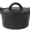 Fero Cazuela Para Horno Con Tapa Negro