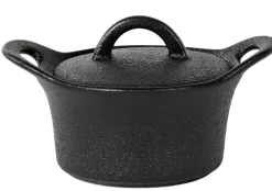 Fero Cazuela Para Horno Con Tapa Negro