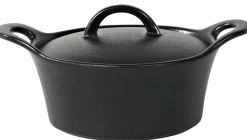 Fero Cazuela Para Horno Con Tapa Negro