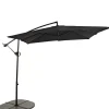 Fiji Parasol Colgante Sin Pie Negro