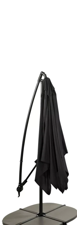 Fiji Parasol Colgante Sin Pie Negro