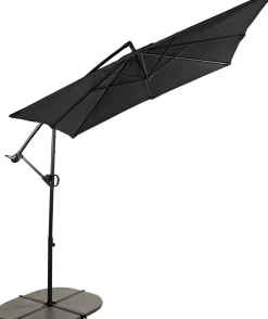 Fiji Parasol Colgante Sin Pie Negro