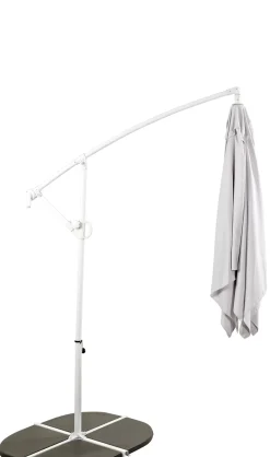 Fiji Parasol Colgante Sin Pie Gris Claro