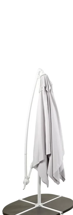 Fiji Parasol Colgante Sin Pie Gris Claro