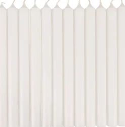 Fina Velas Juego De 12 Blanco