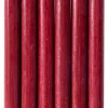 Fina Velas Juego De 6 Burdeos