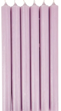 Fina Velas Juego De 6 Morado Claro