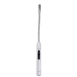 Flame Encendedor De Gas Flex Plateado