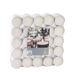 Flame Velas Pequenas Juego De 75 Blanco