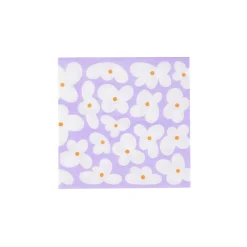 Fleurs Lila Paquete De 20 Servilletas Varios Colores
