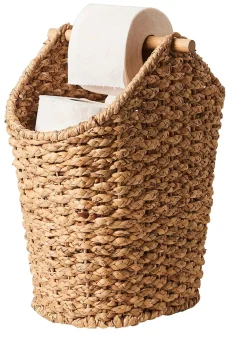 Flores Soporte Rollos Wc Revistero Natural