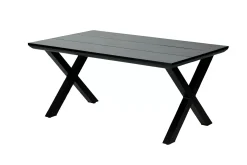 Formax Mesa De Jardín Con Patas En X Negro
