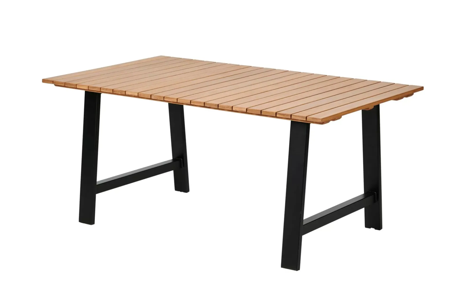 Formax Mesa De Jardín Con Patas En A Natural/Negro