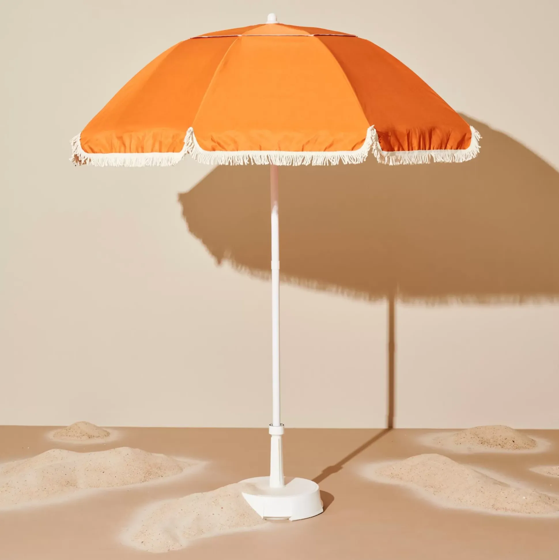 Franja Parasol Sin Pie De Sombrilla Naranja