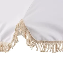 Franja Parasol Sin Pie De Sombrilla Blanco
