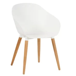 Fray Sillas De Comedor Blanco/Natural