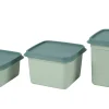 Freezer Cajas Congeladoras Juego De 10 Menta, Verde Oscuro