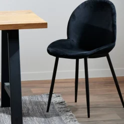 Freyo Silla De Comedor Negro