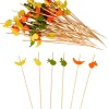 Fruities Palillos Apero Juego De 50 Mezcla De 3 Colores Naranja, Amarillo, Verde